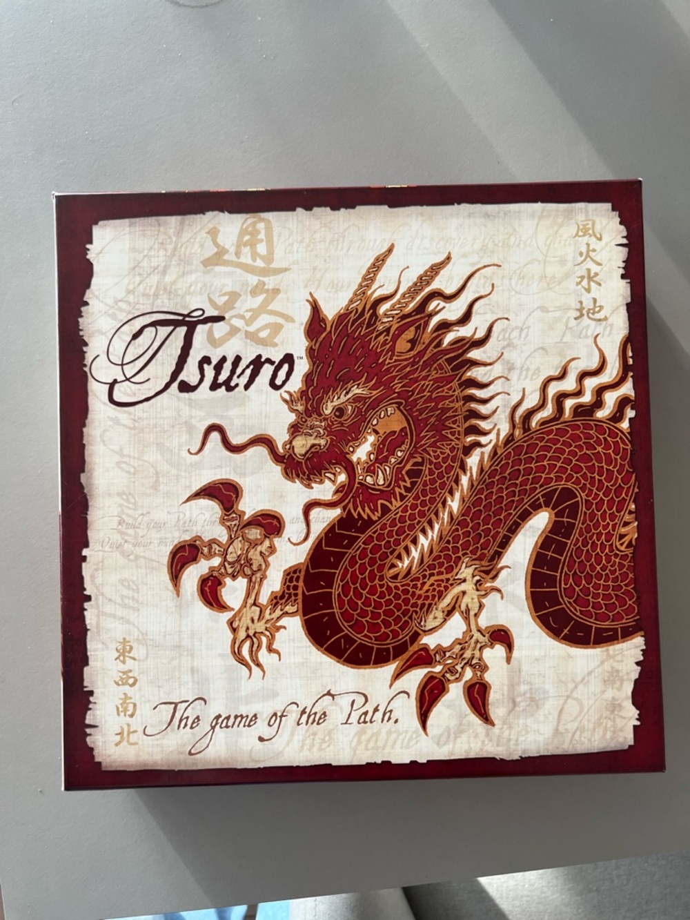 Tsuro Board Game - like new.